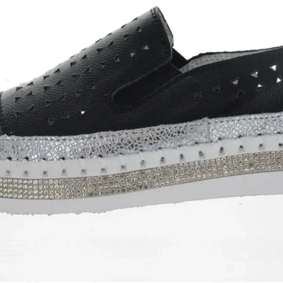 Bernie Mev Glitter Slip-On Sneakers Size 8.5 - Picture 5 of 5